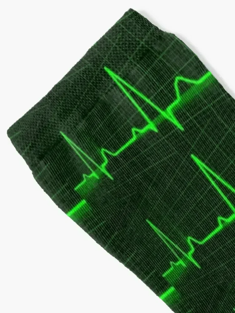 EKG Heartbeat Monitor (Dictors, Nurses, EMT) Socks New year's Sports hiphop winter Socks Men Women's