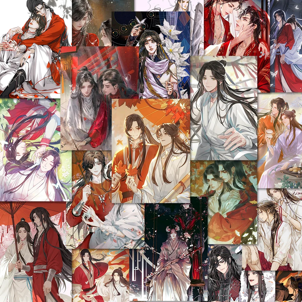 80pcs Anime Heaven Official's Blessing Xie Lian Hua Cheng DIY Decoration Waterproof Cup Sticker Cell Phone Tablet  Stickers