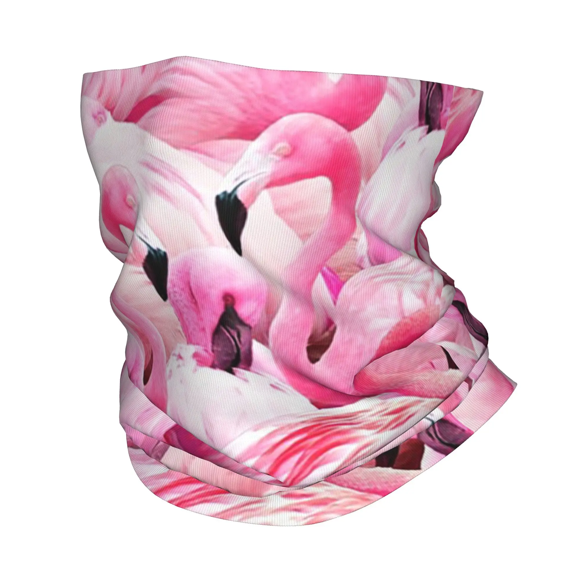 

Многофункциональный шарф-бандана с принтом Flamingo Party A-Line, маска-повязка на шею, для езды на велосипеде, унисекс, для взрослых