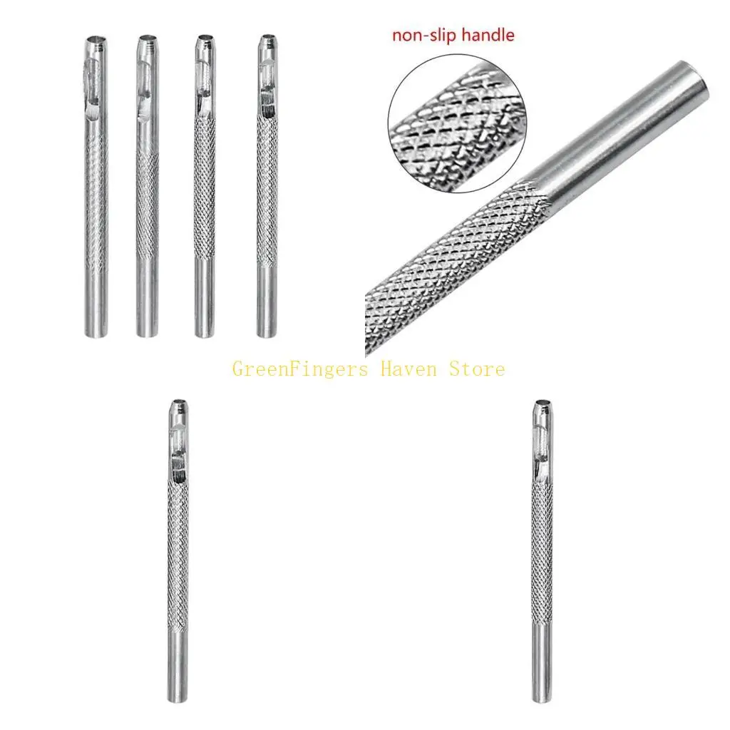 

F68D Дырокол для кожи, круглый дырокол, инструмент для пробивания отверстий 2,5 мм/3 мм/3,5/4 мм