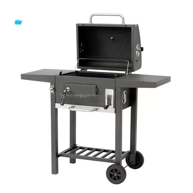 

Charcoal Grill Outdoor Smoker Backyard Grill Party BBQ Picnic Patio Cooking Side Table for Food Prepare Hot sales
