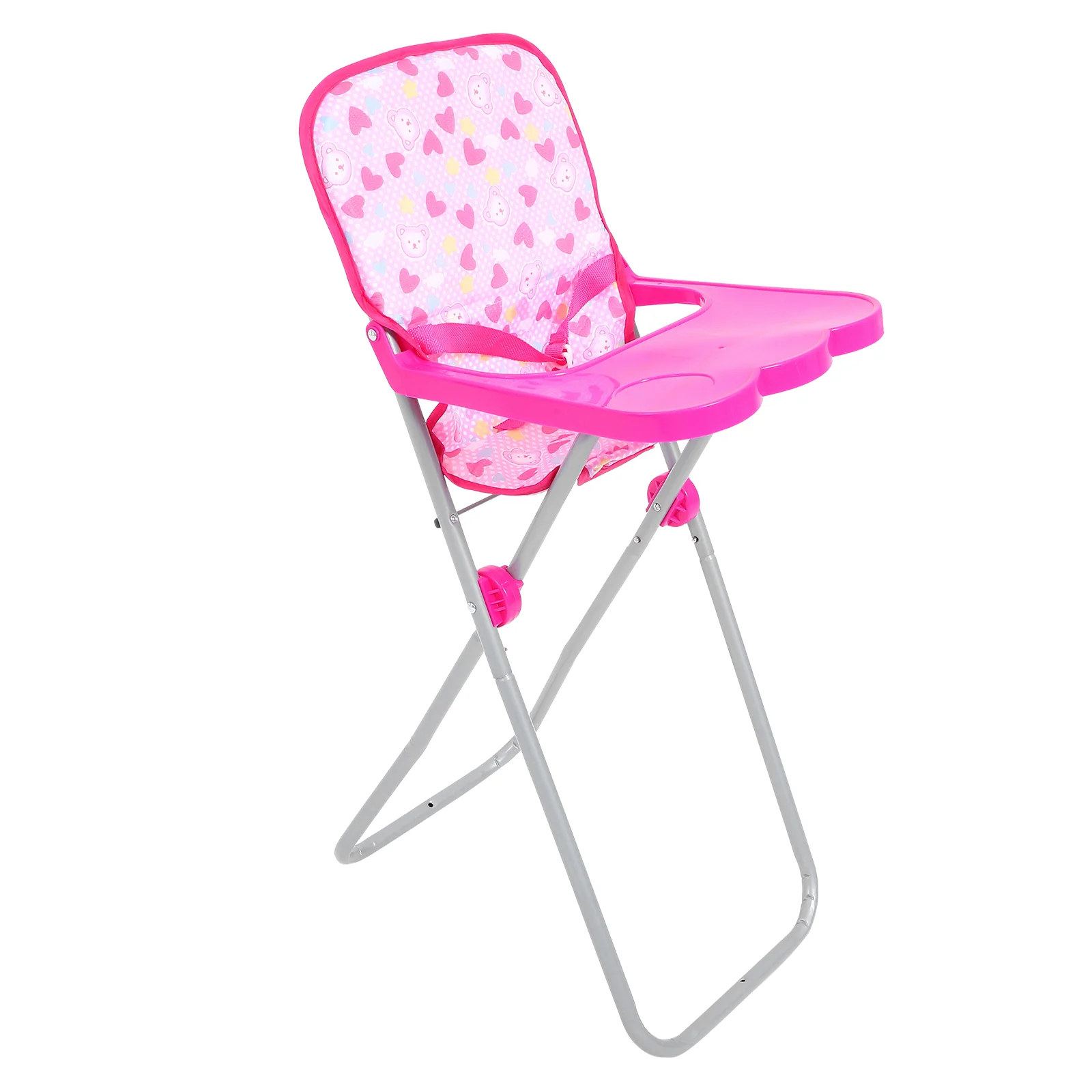 Dining Chair Hand Truck Dolly Toy Baby Accessories for Dolls Mini Plush Animals High Chair Girls