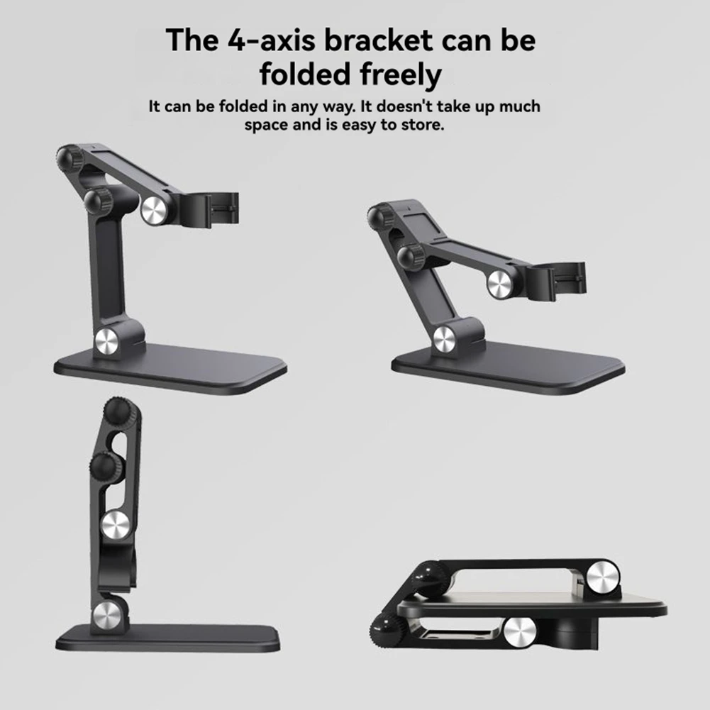 AT93-حامل زاوية قابل للطي وقابل للتعديل لمجهر رقمي واي فاي زجاج المكبر الإلكتروني USB