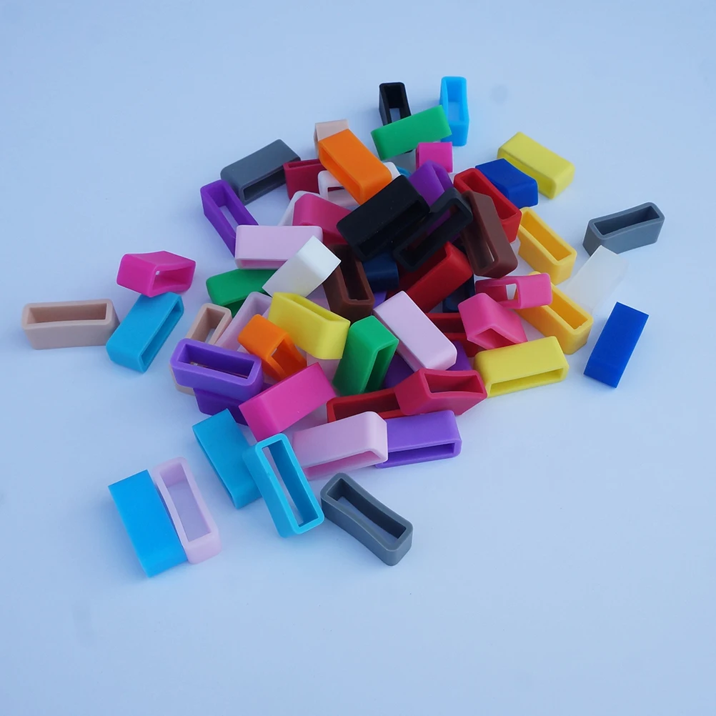 Anneau de boucle de bracelet de montre en silicone, 8 pièces, support de boucle, Protection Anti-chute, fournitures de remplacement, facile à utiliser, robuste et durable