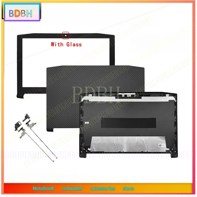 New For Nitro 5 AN515-51 AN515-42 41 AN515-52 AN515-53 LCD Back Top Case Front Bezel Hinges Palmrest Lower Bottom Case 15.6 Inch