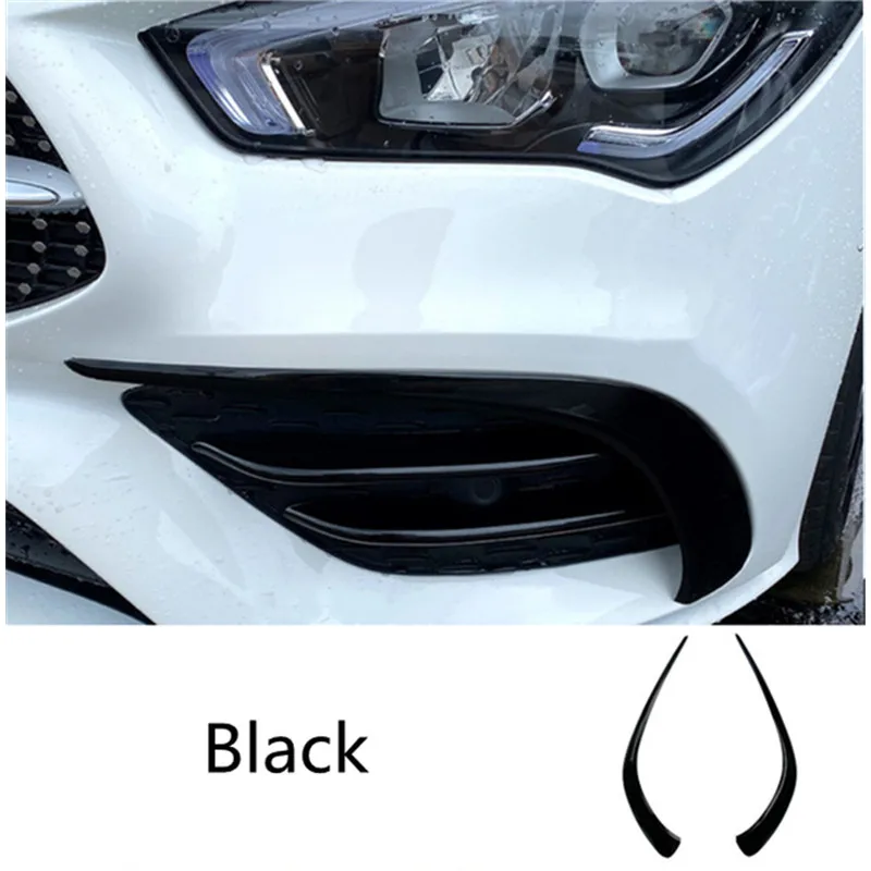 Car Front Bumper Splitter Exterior decoration For Mercedes Benz CLA class W118 C118 2019-2022 CLA250 CLA180 CLA200 Front Canards