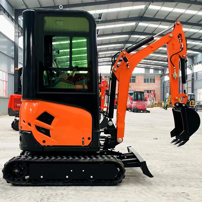 Customized Mini Excavator 1.8 Ton CE EURO5 Fast Delivery Mini Digger Excavators for Sale  Mini Small Excavator Chinese Crawler