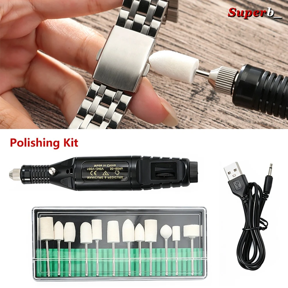 Luxury Watch Cleaning Kit - 스테인레스 스틸 팔찌 연마 키트 거울