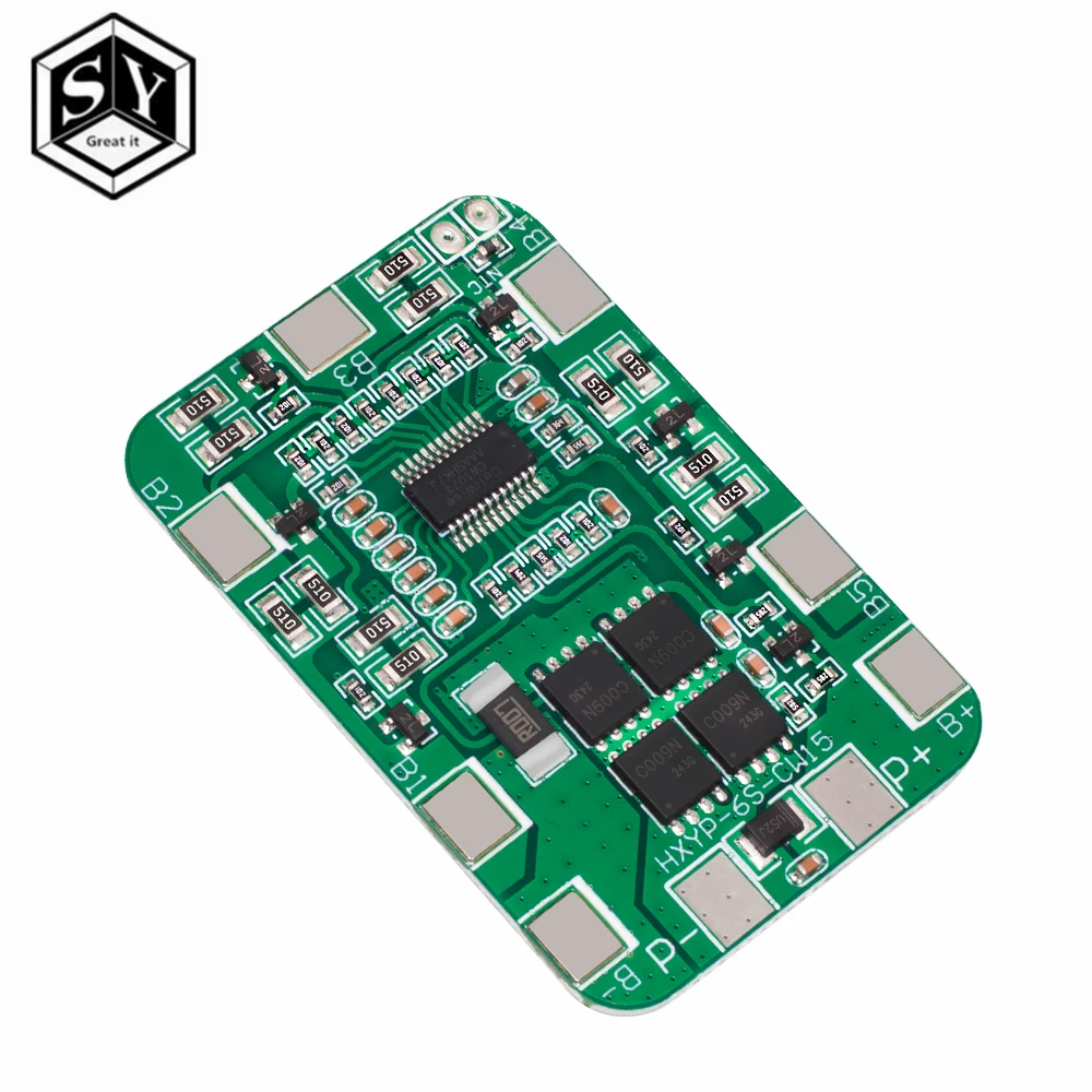 6S 12A/25A 24V 25.2V PCB BMS Protection Board For 6 Pack 18650 Li-ion Lithium Battery Cell Module New Arrival Balanced