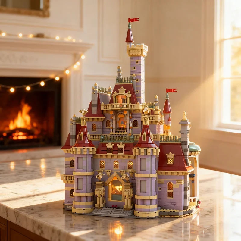 

6237pcs MOC Beauty and Beast Castle Complete Model Building blocks Christmas gift Architecture toy DIY creative idea Brick Kids
