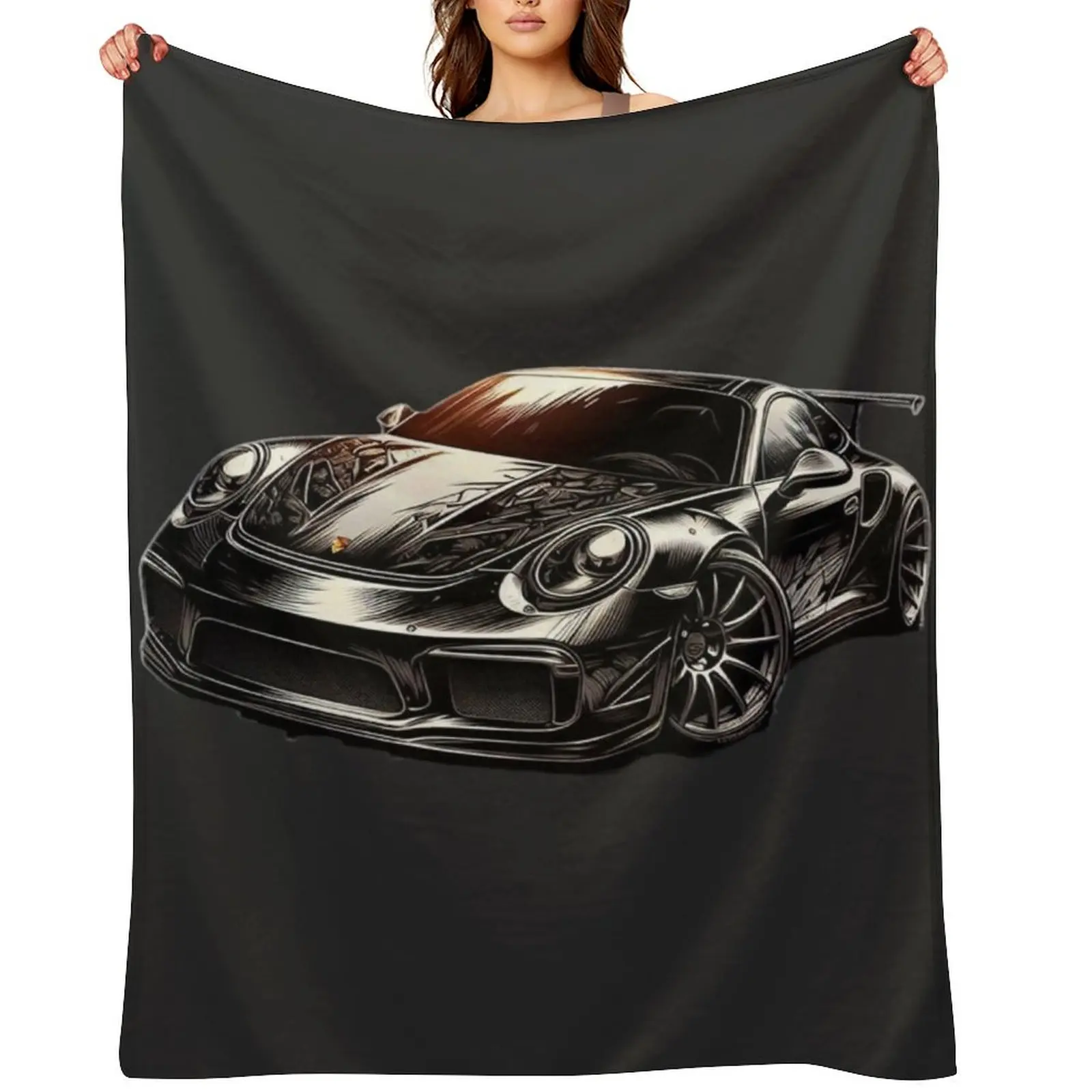 

Street Porche Throw Blanket Flannel Single Soft Beds Blankets