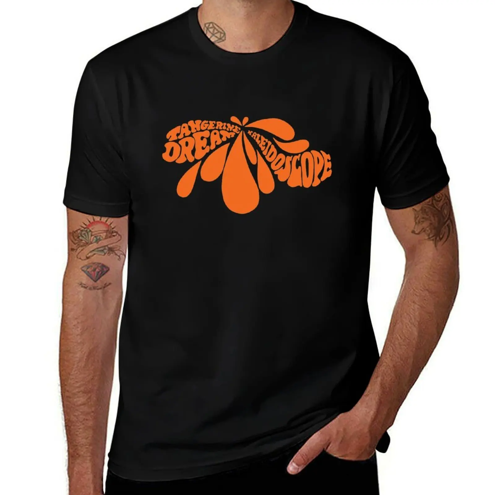 

Kaleidoscope Tangerine Dream T-Shirt Holiday Party Tee Shirt