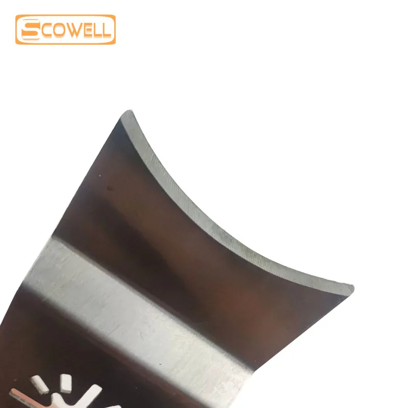 5PCS In Acciaio Inox Curvo Oscillante Strumenti Raschietto Pala Coltello Piega Offset Scrabble Lama del Coltello FAI DA TE Multimaster Utensili Elettrici