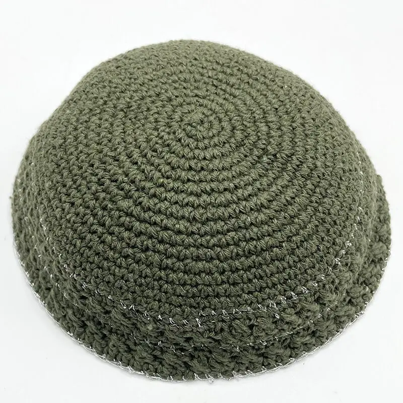 اليهودية 20 سنتيمتر كيباه اليدوية محبوك ياماكا قبعة للرجال كيبا يارمولكي يهوديكا أفضل الهدايا