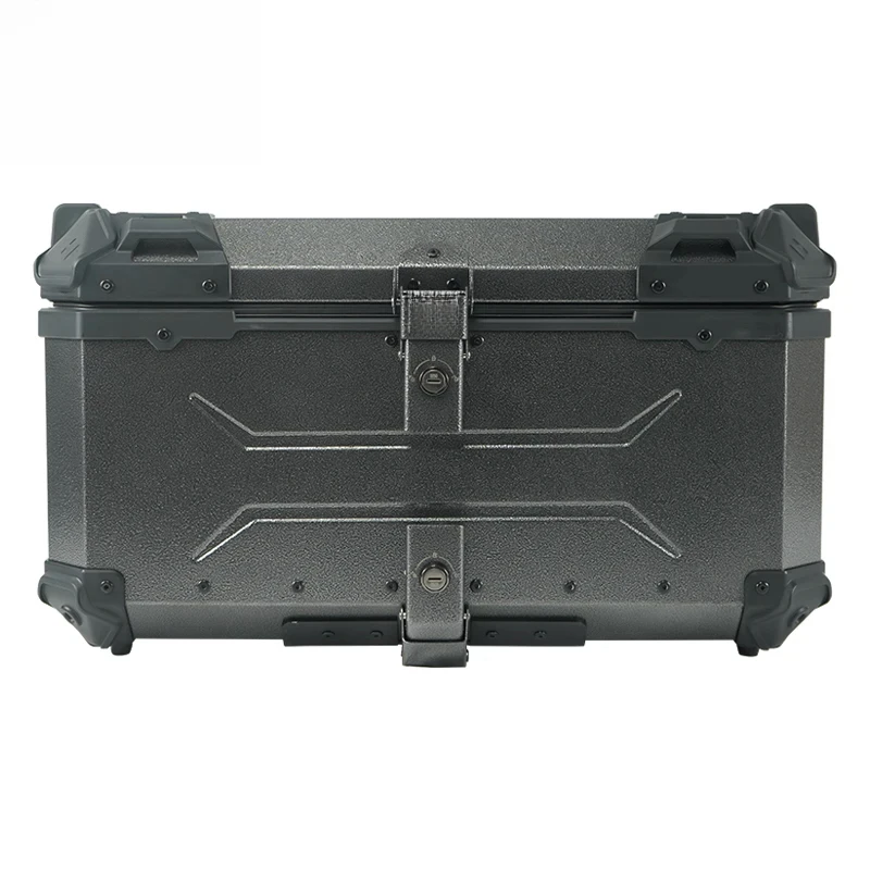 Factory Price  65L Motorcycle Aluminum Alloy Tail Box Suitable Locomotive Scooter