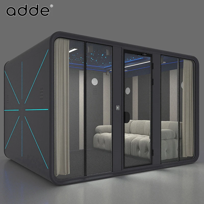 Bilik Akustik Audio-visual Cerdas untuk Dalam dan Luar Ruangan, Kedap Suara, Kabin Film, Modular, Booth Video Kedap Suara