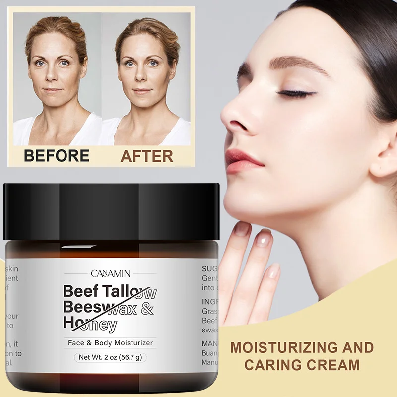 

Крем для тела Honey Beef Tallow Balm And Beef Tallow для питания и увлажнения сухой грубой кожи