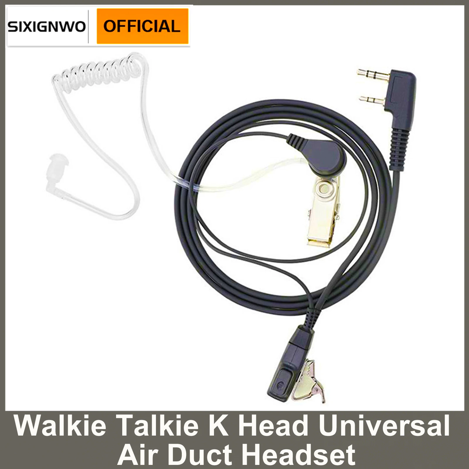 Walkie Talkie K Head Universal Air Conduct Auriculares Walkie Talkie Piezas Accesorios Walkie-talkie auriculares