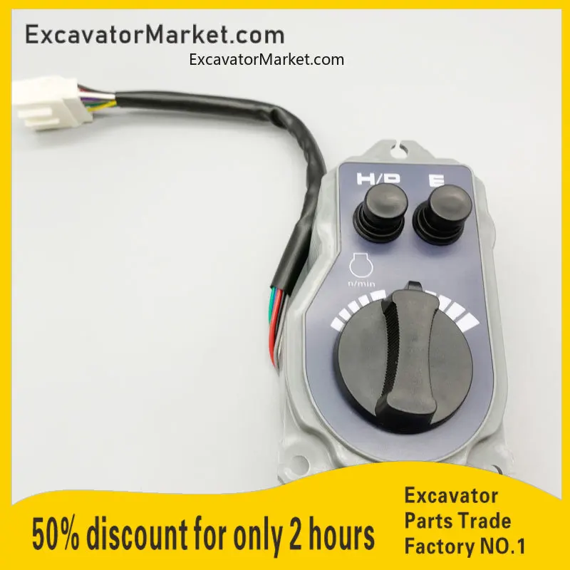 

Excavator Suitable For Hitachi Zax Ex130 200-5 300-5 Excavator Throttle Knob 4341545 X Excavator Accessories