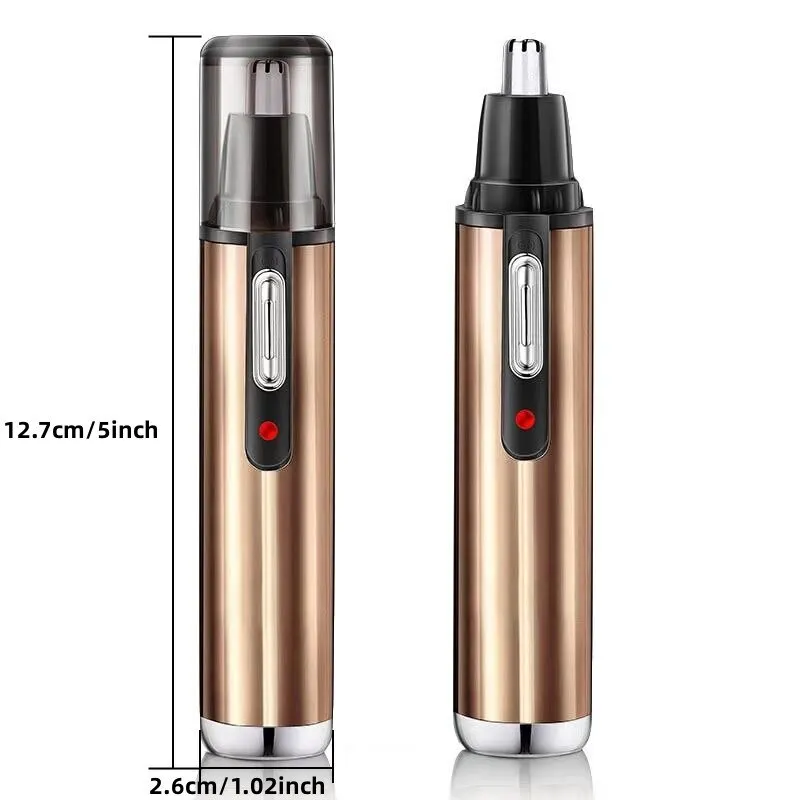 Электрический Триммер Волос Носа Бреля Машина Горячая Продавая Модель Батареи Золота