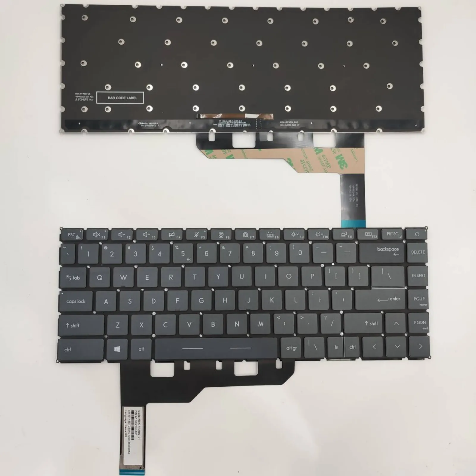 US layout for MSI 14DL Modern 14 B4MW B5M B10MW B10RASW B10RBSW  Prestige 14 P14 MS-14D3 MS-14D2 MS-14D1 MS-14DK Laptop keyboard