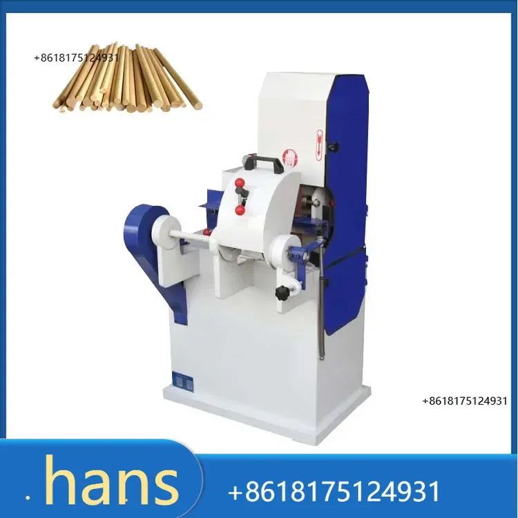 Polishing And Sanding Wood Broom Stick Machine Round Stick Making Machine Wood Stick Threading Machine