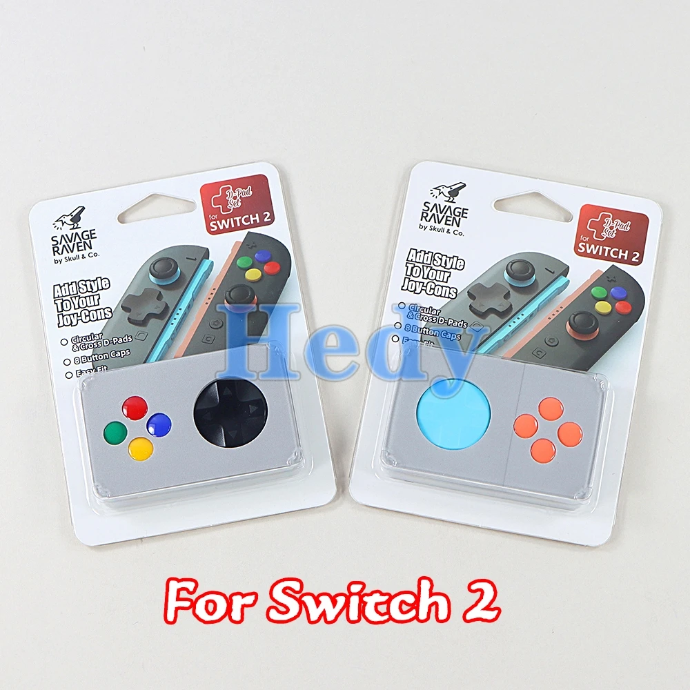 닌텐도 스위치 2 조이콘 D패드 크로스 버튼 캡 그립 커버 썸스틱 ABXY 키 스티커 스킨 케이스 1세트