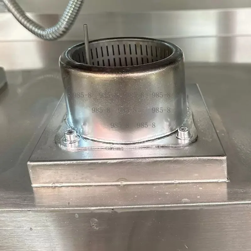 Kitchen Restaurant Automatic Cooking Robot, Rotating Stir Fry Wok With Sink For Fried Rice Processing
