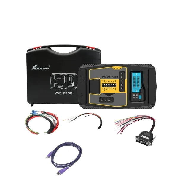 Оригинальный автоматический программатор Xhorse VVDI PROG 2024, VVDI PROG V5.3.5, многоязычное чтение/запись ЭБУ MCU IMMO EEPROM