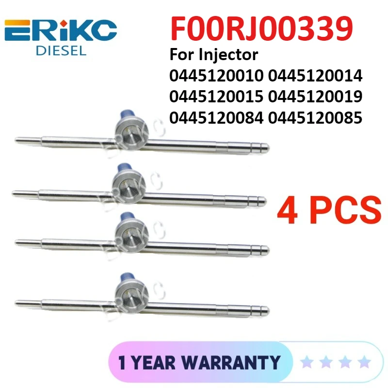 4 قطعة F00RJ00339 صمام التحكم F 00R J00 339 للحاقن 0445120010 0445120014 0445120015 0445120019 0445120084 0445120085 #1