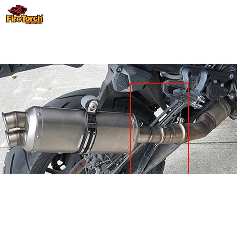 Slip On For DUKE 1050 1090 1190 For KTM 1290 2013 - 2016 ADV Motorcycle Exhaust System Exhaust Muffler Silencer Mid Link Pipe