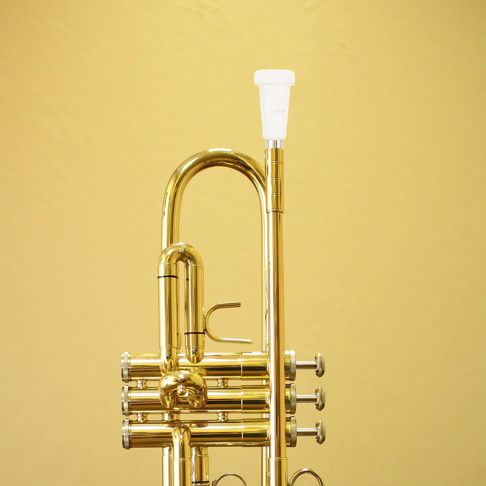 

Trumpet Mouthpiece Metal ABS White Beginner Friendly Effortless Playing Musical Instrument Parts Accessories