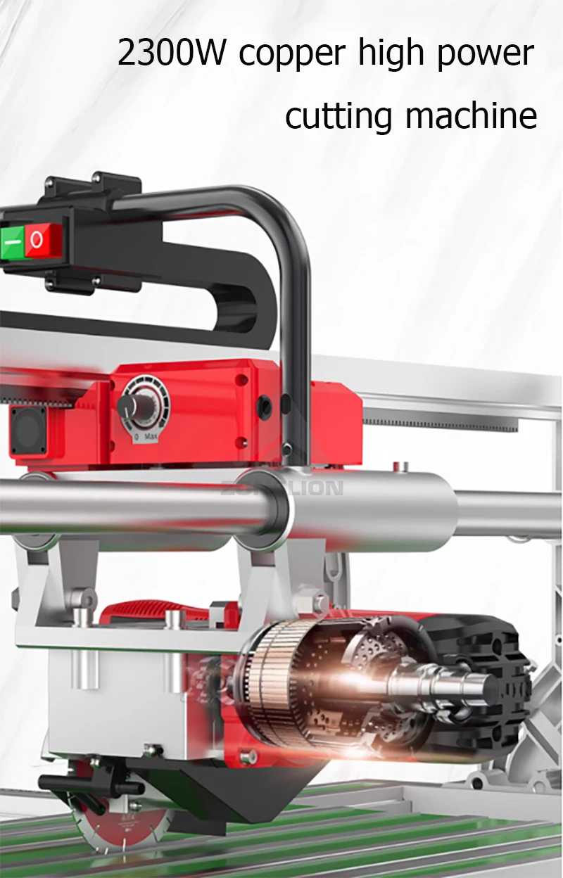 Automatic Cutting Machine Stone Marble Tile Saw Electric Convenient 45 Degree Tile Cutting Machine