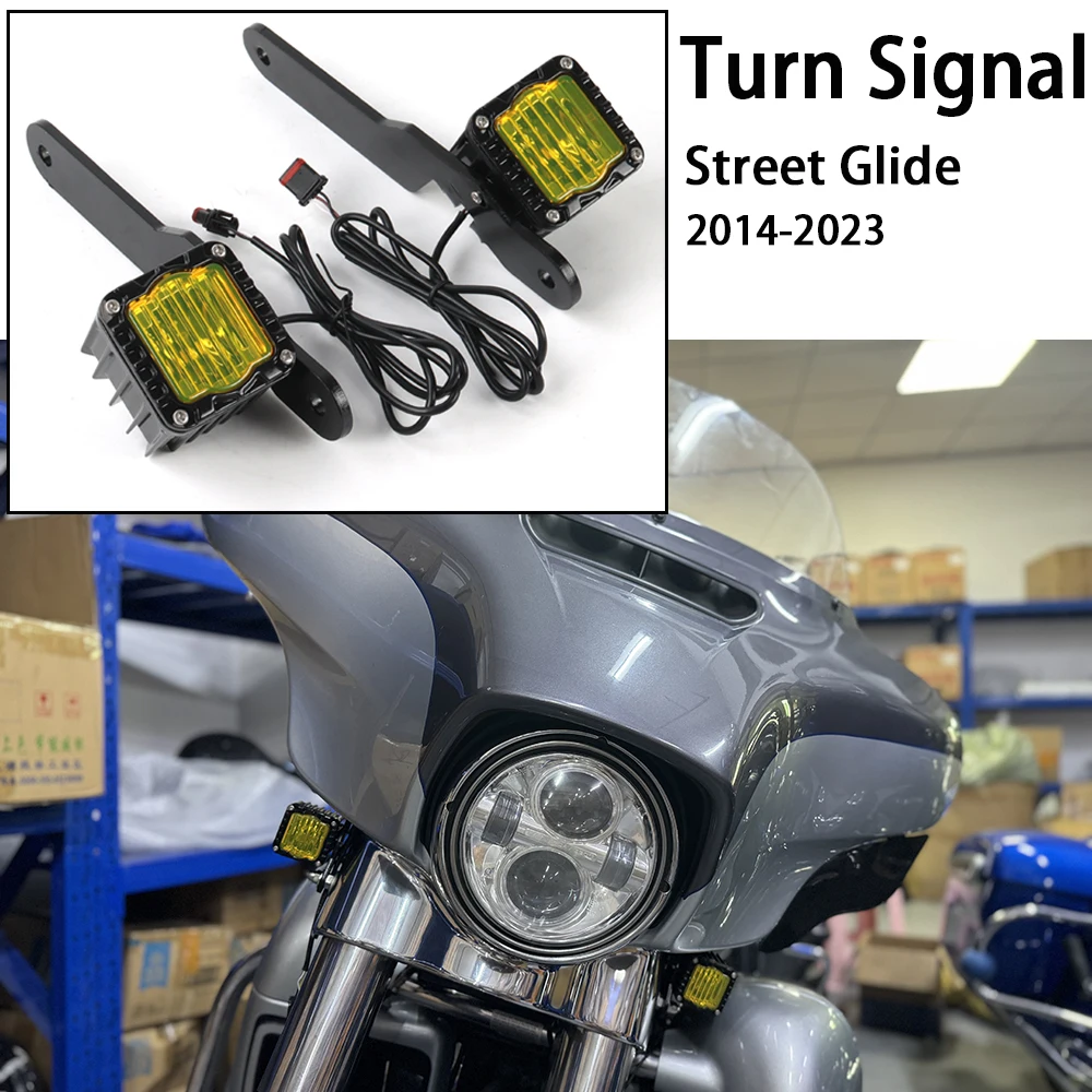 Performance-Look Blinker mit hohem Lumen für Harley Street Glide Ultra Limited 2014–2023