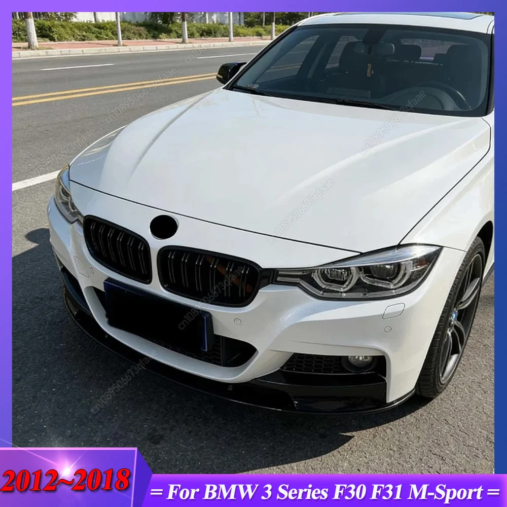 

For BMW 3 Series F30 F31 328i 330i 335i 340i 320d 330d M-Sport 2012-2018 ABS Diffuser Splitter Front Bumper Lip Spoiler Tuning