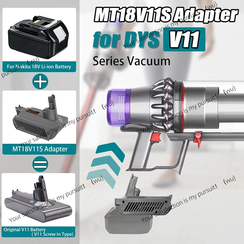 ZOCI-MT18V11 adapter for Makita lithium battery to Dyson V11, 18V Makita battery replacement - view 2