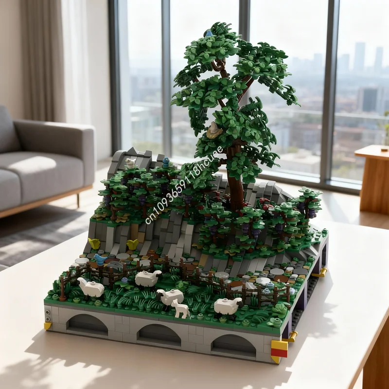 ตัวต่อ MOC ปราสาทฮอเฮนเกอร์โอลด์เซ็ค 1666 ชิ้น พร้อมต้นไม้เลื้อย ของเล่นตัวต่อเสริมสร้างจินตนาการ ของขวัญคริสต์มาส ของเล่นเสริมพัฒนาการ