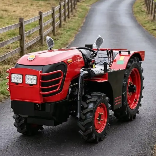 Customized 2026 Upgraded High-efficiency Farm Tiller, Energy-saving Crawler Rotary Tiller, High-power Ploughing Rotary Tiller