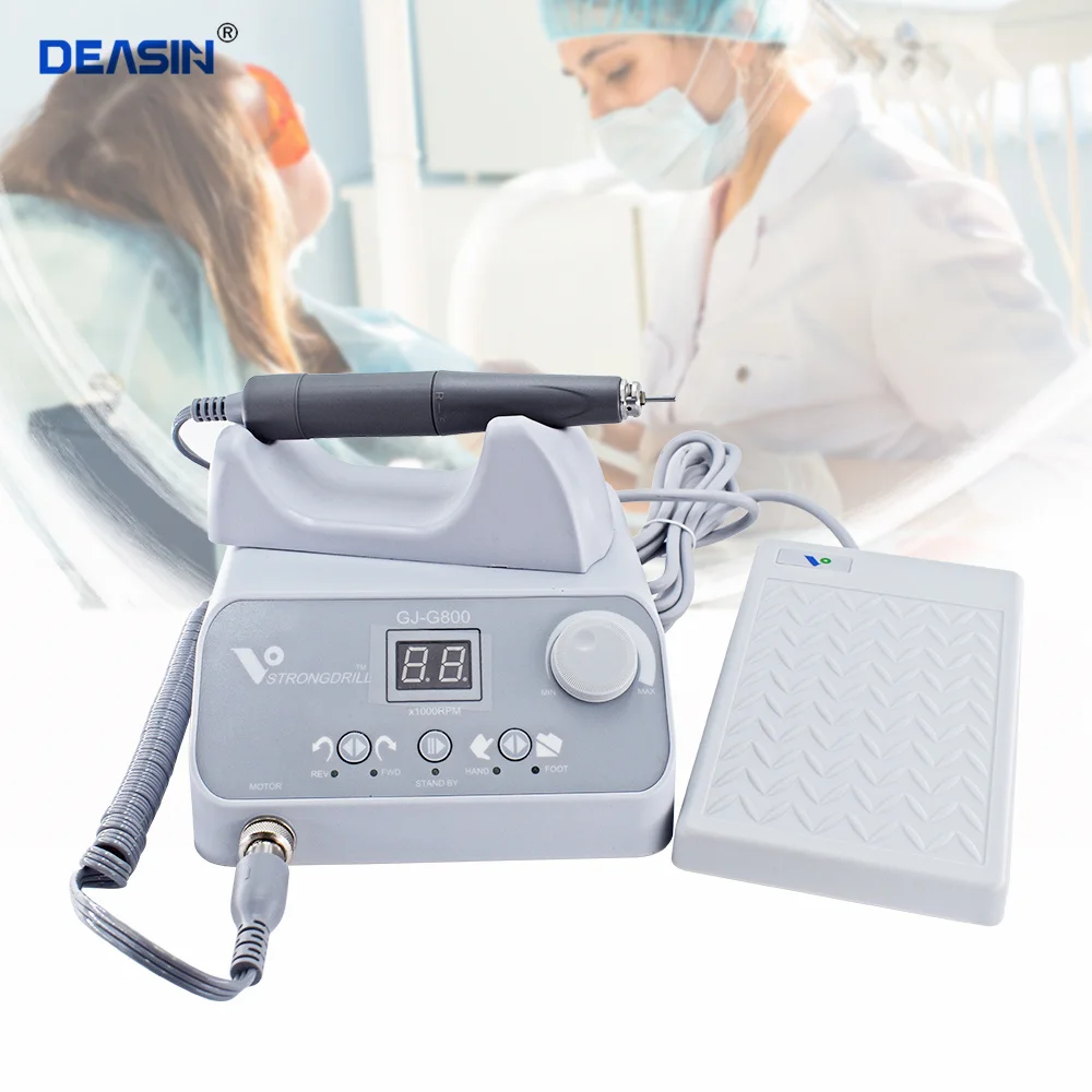 

Dental 230W 50000 Rpm Brushless Polishing Machine G800 Drills Machine Nail Jewelry Dental Micromotor Handpieces