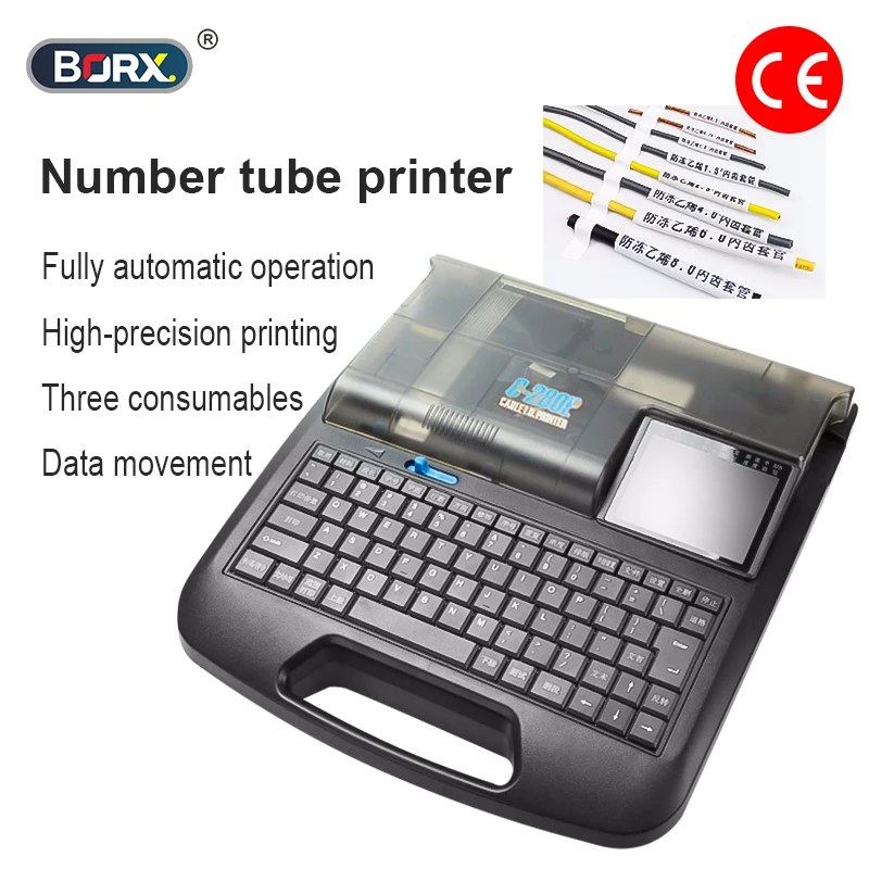 

Принтер с номерными трубками C-280E Автоматическое управление Высокоточная печать Редактирование партии Выключение питания Экономьте поддержку нескольких материалов