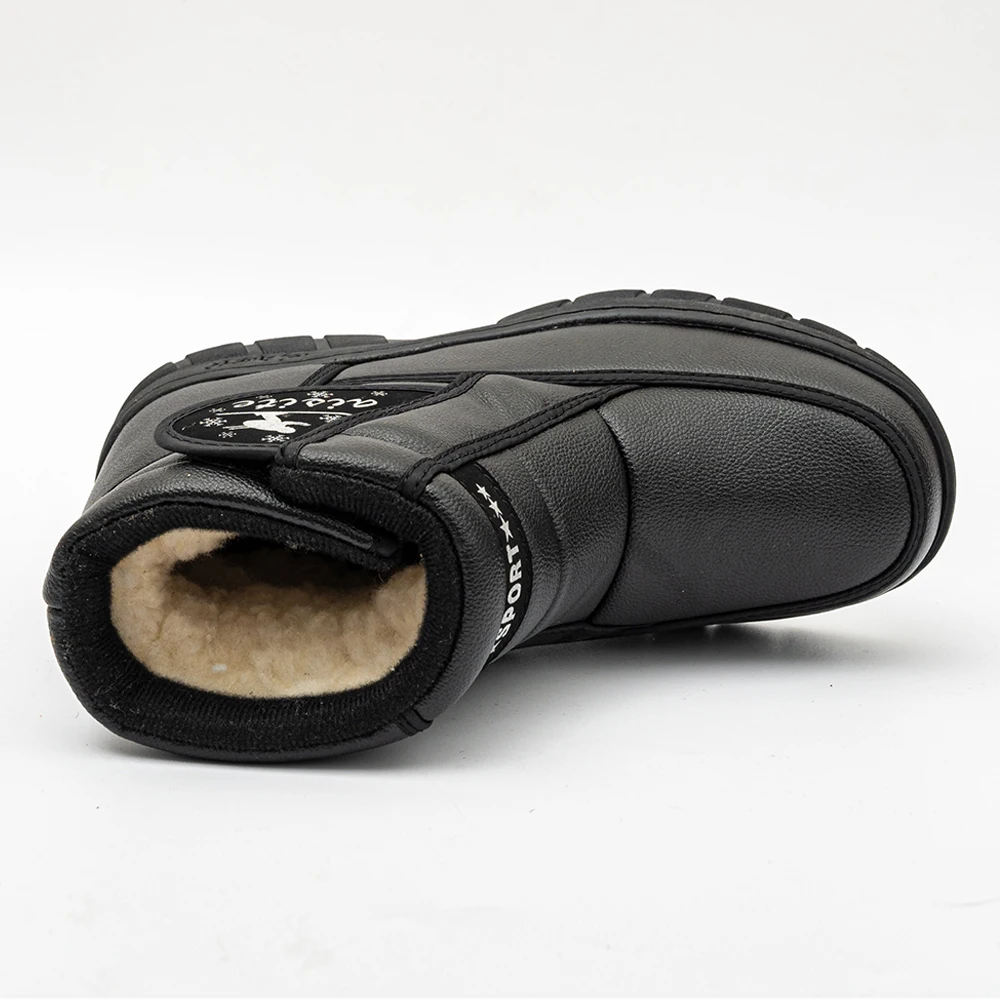 Winter Snow Boots Platform Men Boots Antislip Plush Men Casual Shoes Warm Fur Male Ankel Boots Waterproof Men Shoes Plus Size