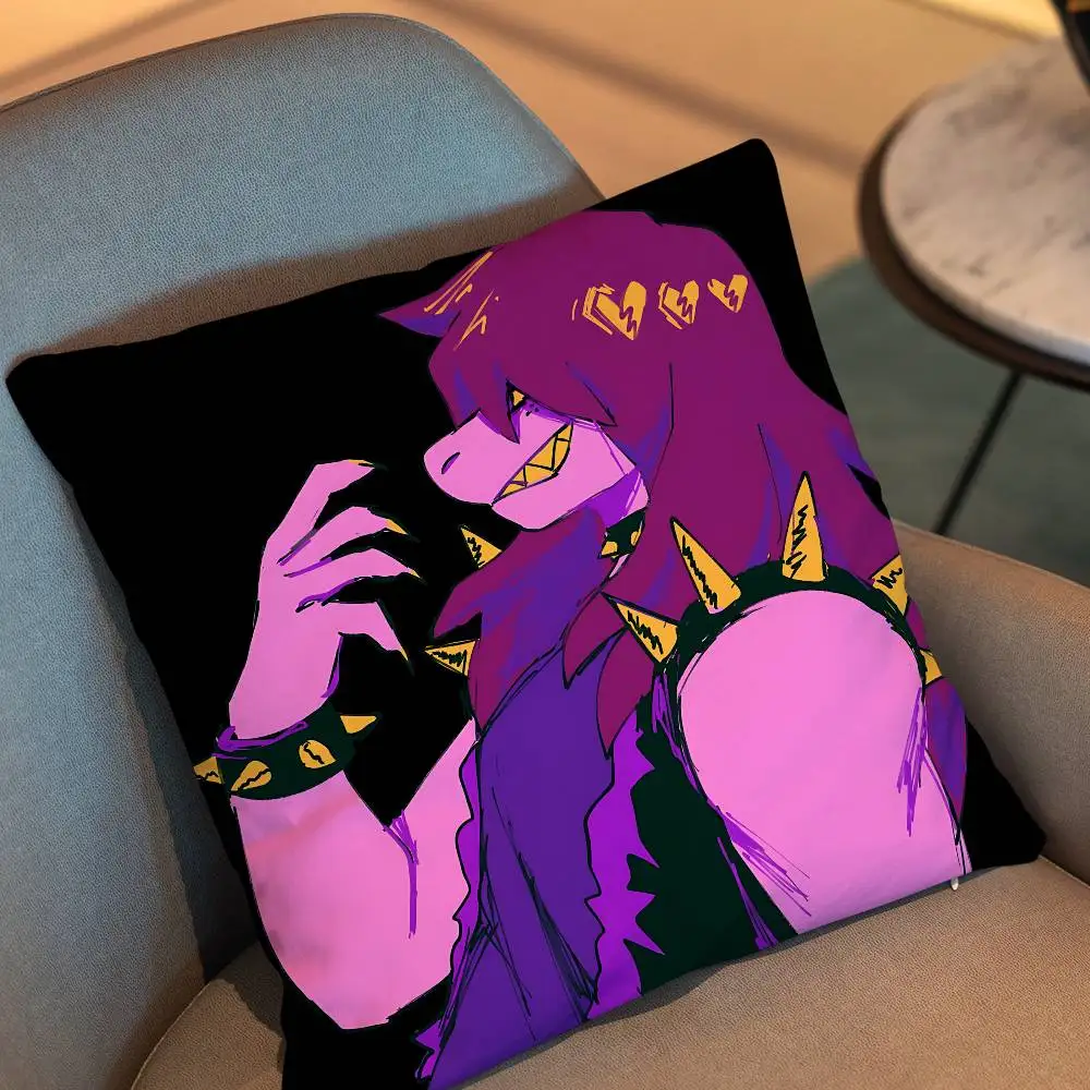 Contrasting personalities Flowery Deltarune room decor para regalar pillow cover living sofa cushion cover bedroom pillow cover