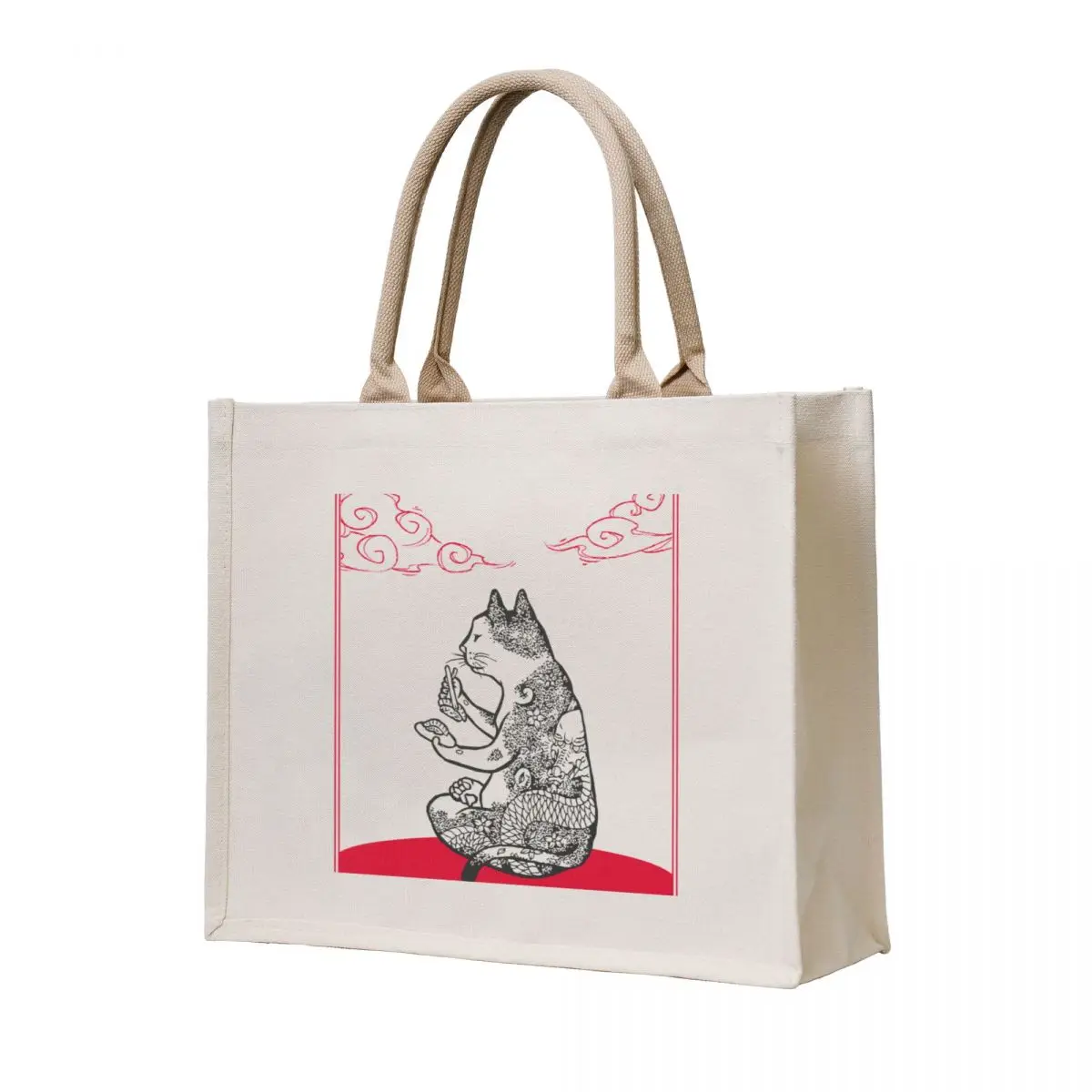 

Monmon Cat Tote Bag bag luxury women Canvas bag custom bags