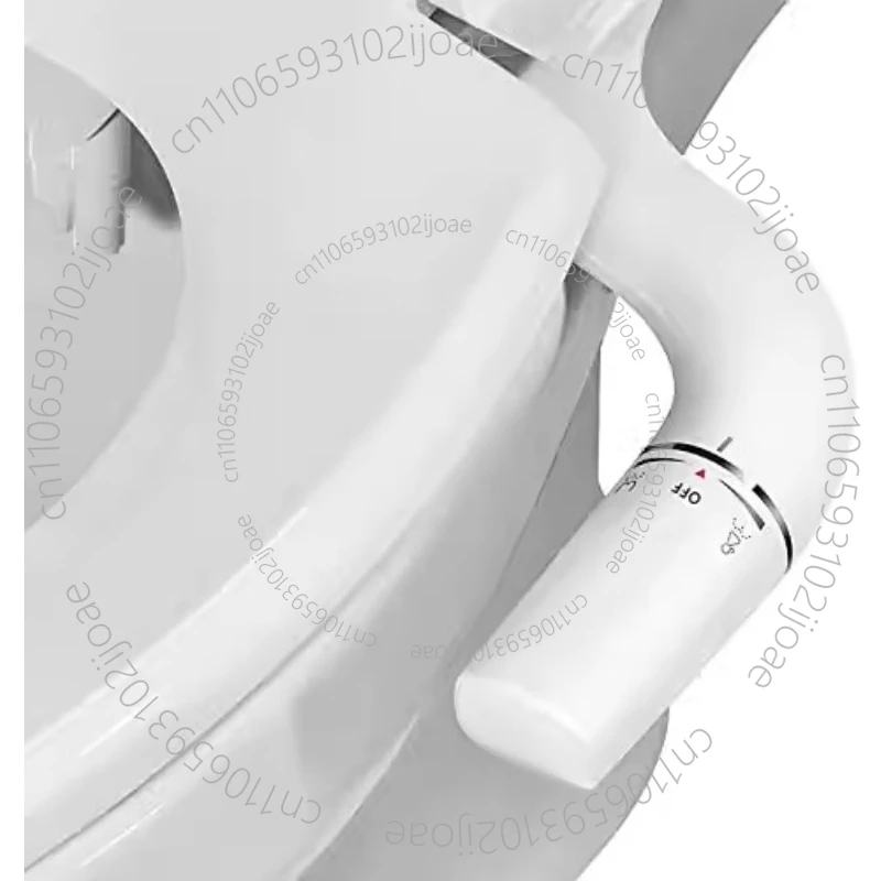 Right/Left Hand Bidet Sprayer Non-Electric Dual Nozzle Bidet Toilet Seat Hygienic Shower for Bathroom Accessories