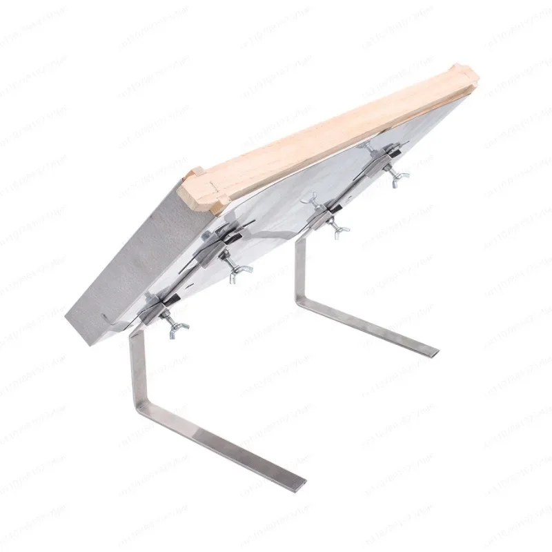 Comb Honey Harvest Drip Rack, Stainless Steel Frame Rest & Flow Tray for Beeswax Drainage Beekeeping