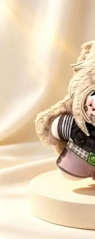 10CM Anime JOJO Bizarre Adventure Julius Caesar Zeppeli Cosplay Cute Plush Charm Plushie Knapsack Ornament Christmas Gifts