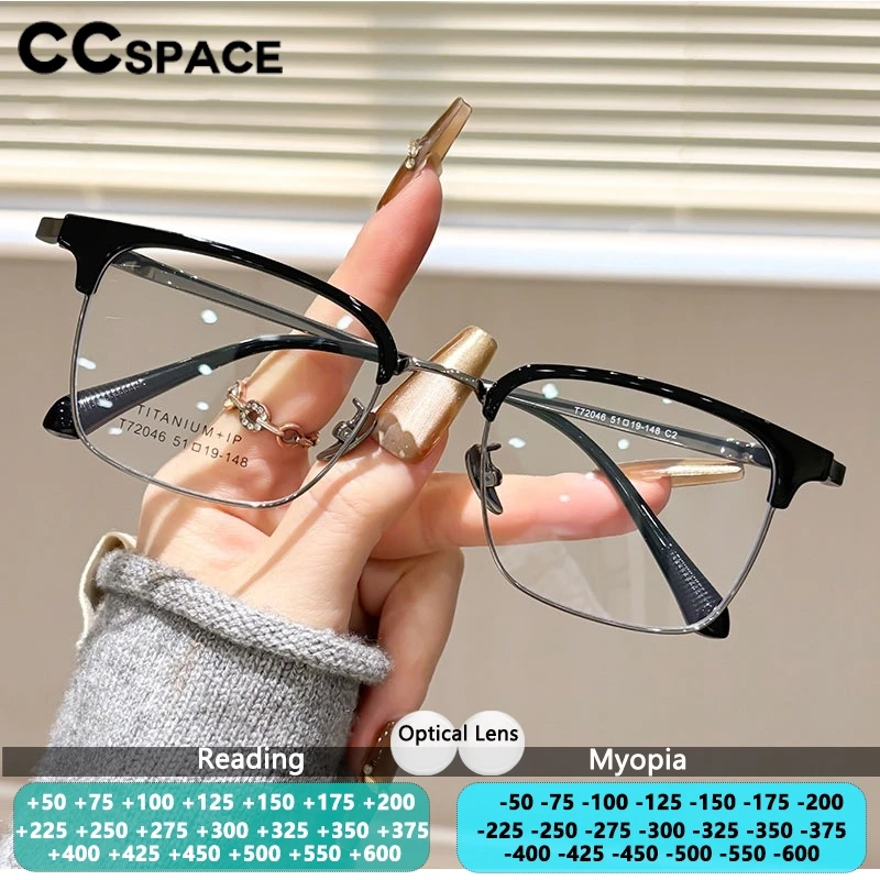 

Очки для чтения прямоугольной формы из сплава для женщин, с медицинскими линзами по рецепту, для защиты глаз при гиперметропии и коротковидности у мужчин, для четкого зрения 315349