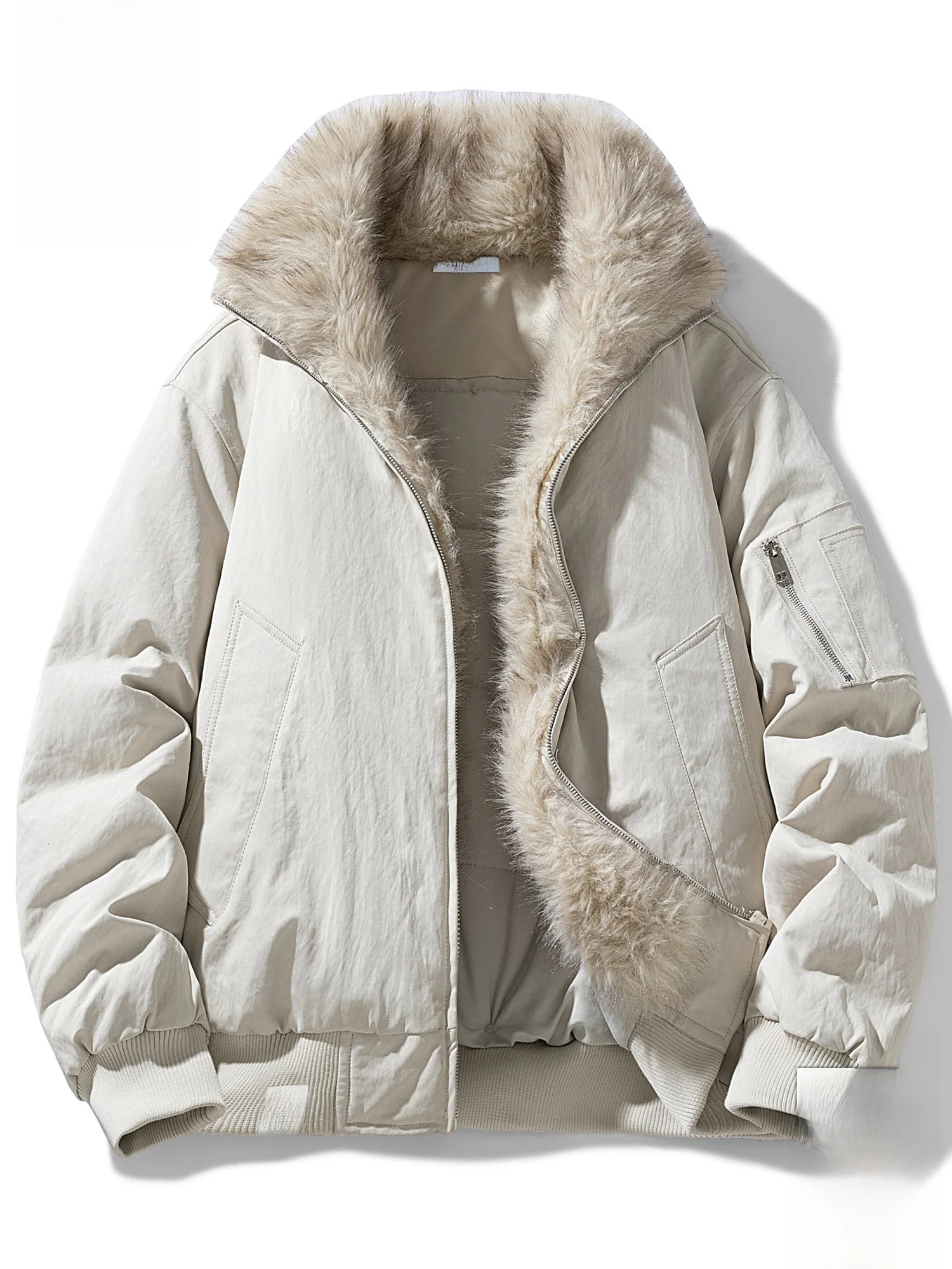 

Мужская зимняя повседневная теплая куртка Paul Frank свободного кроя из хлопка с молнией, длинными рукавами и воротником, с принтом Big Mouth Monkey