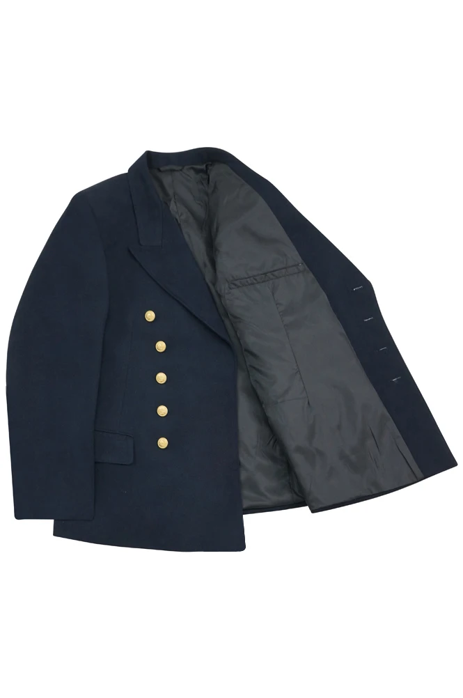 GUDG-004 WWII German Kriegsmarine officer navy blue Gabardine Reefer tunic jacket