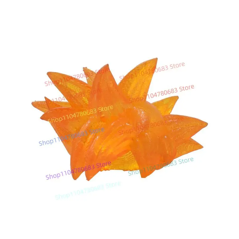 Mini Figurki Klocki Konstrukcyjne Przezroczyste Akcesoria do Włosów Efekty Specjalne Części Model do Składania Anime Kreskówka Zabawka Dekoracyjna Prezent